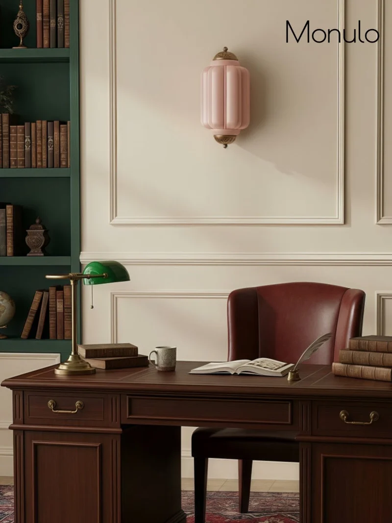 Wandlamp Melkglas voor Slaapkamer Gang Scandinavische Stijl | Sansoti