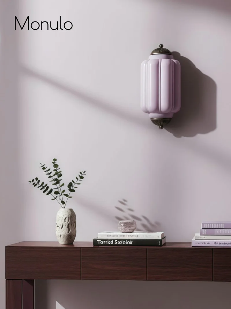 Wandlamp Melkglas voor Slaapkamer Gang Scandinavische Stijl | Sansoti