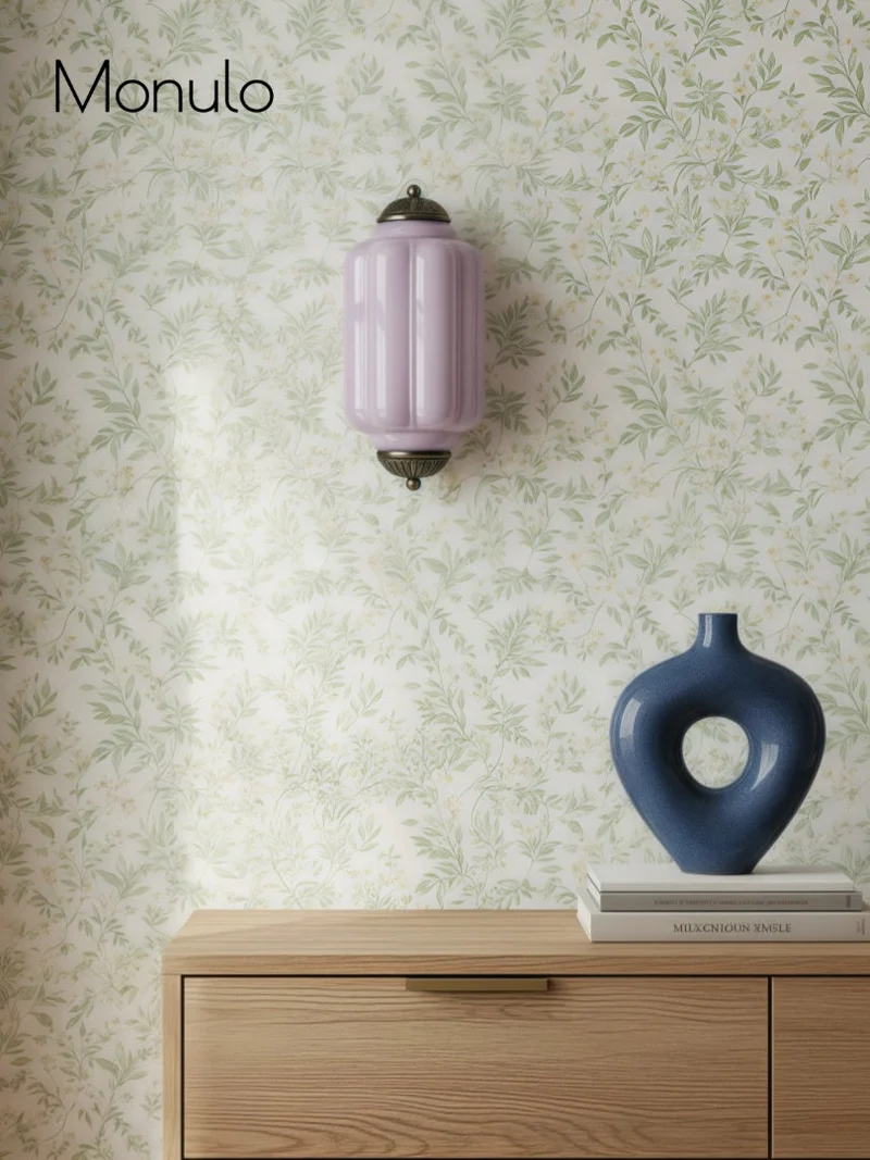 Wandlamp Melkglas voor Slaapkamer Gang Scandinavische Stijl | Sansoti