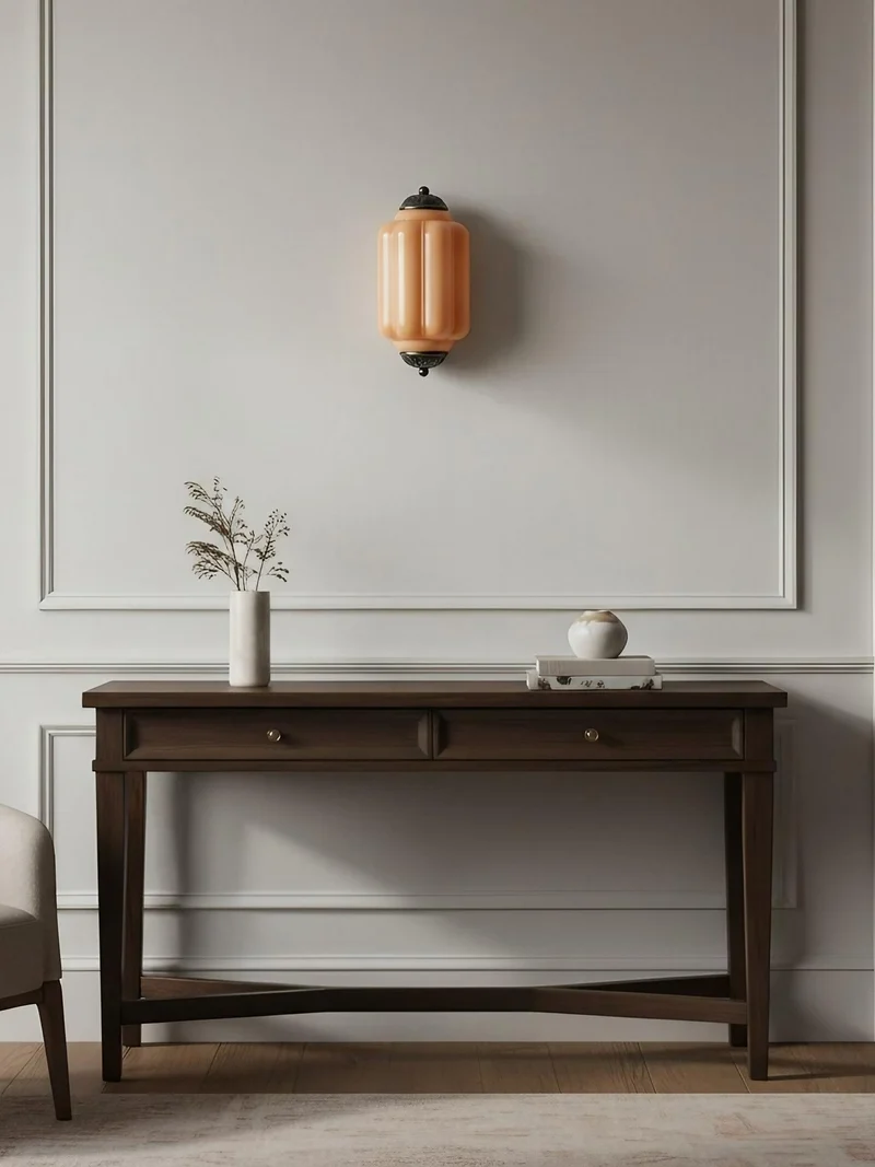 Wandlamp Melkglas voor Slaapkamer Gang Scandinavische Stijl | Sansoti