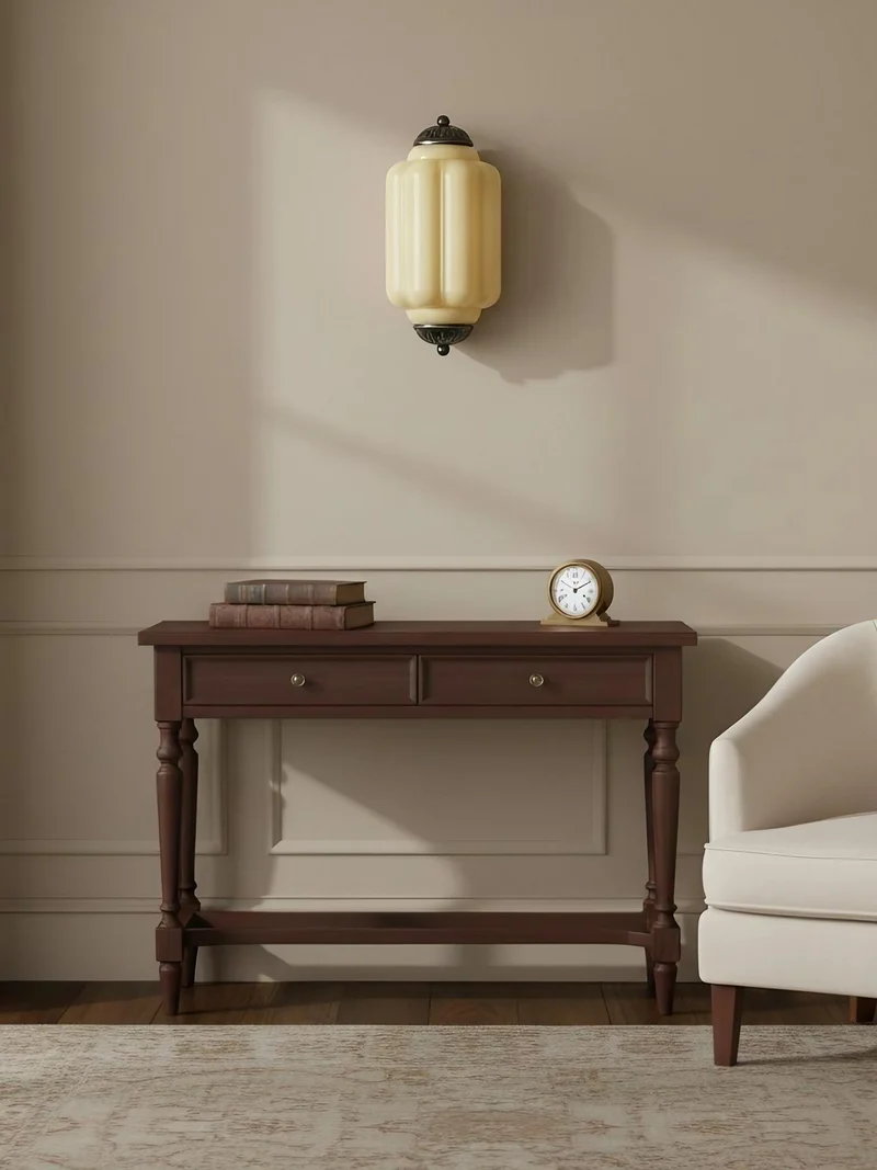 Wandlamp Melkglas voor Slaapkamer Gang Scandinavische Stijl | Sansoti