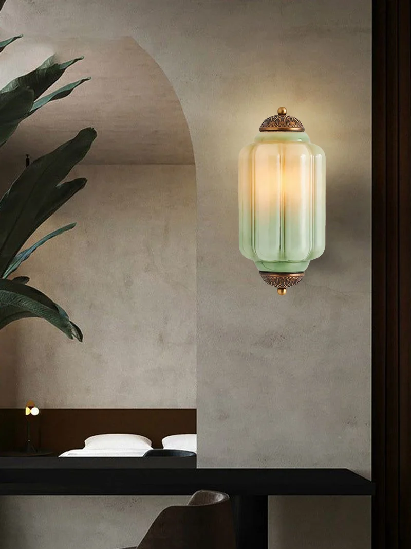 Wandlamp Melkglas voor Slaapkamer Gang Scandinavische Stijl | Sansoti