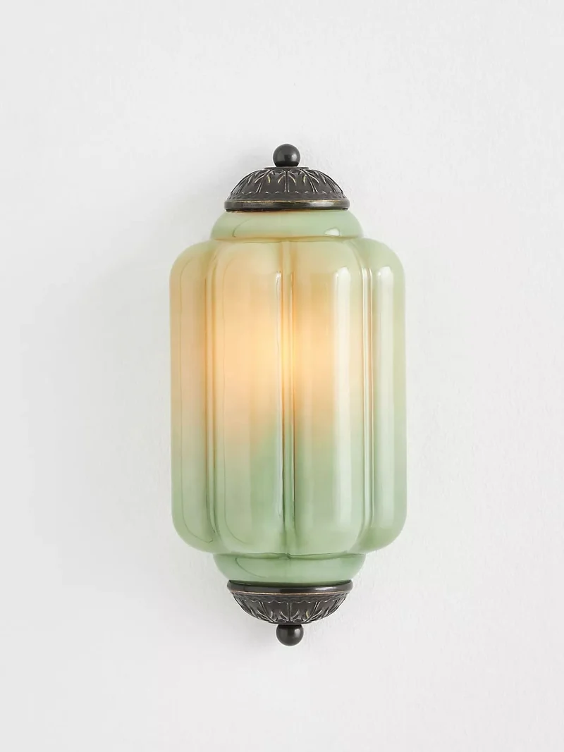 Wandlamp Melkglas voor Slaapkamer Gang Scandinavische Stijl | Sansoti