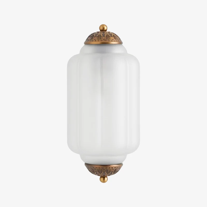Wandlamp Melkglas voor Slaapkamer Gang Scandinavische Stijl | Sansoti