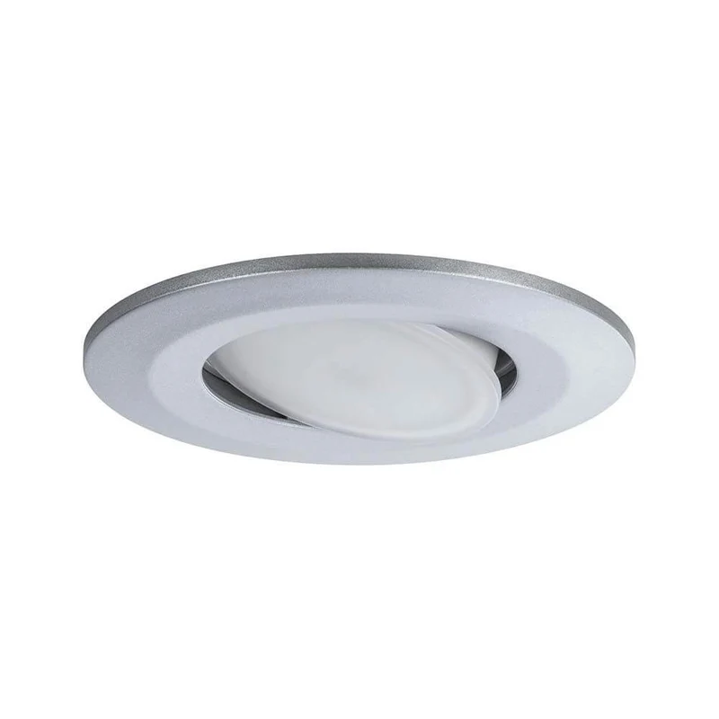 10er-Set LED Einbaulampen Calla Dimmbar IP65 4000K Chrom-Matt