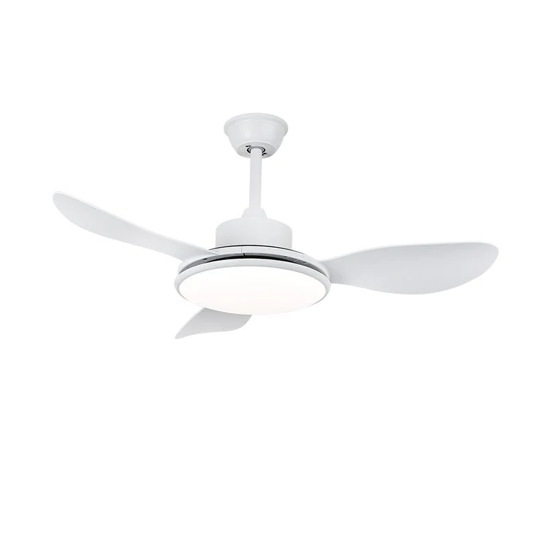 Plafondventilator met LED-verlichting en afstandsbediening | Scandinavisch design met houtnerf afwerking | Sansoti
