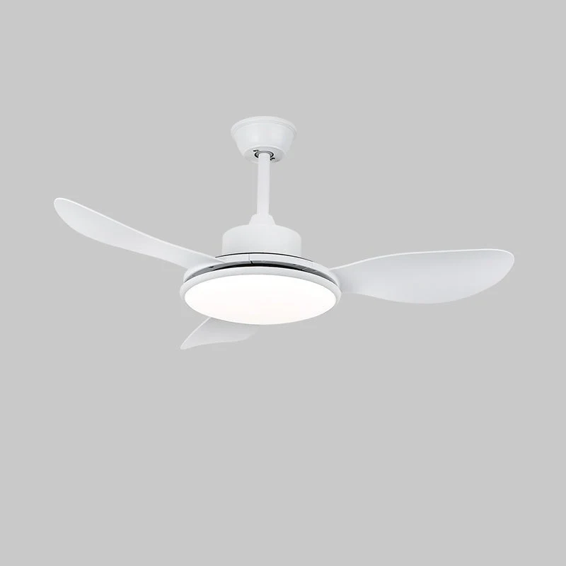 Plafondventilator met LED-verlichting en afstandsbediening | Scandinavisch design met houtnerf afwerking | Sansoti
