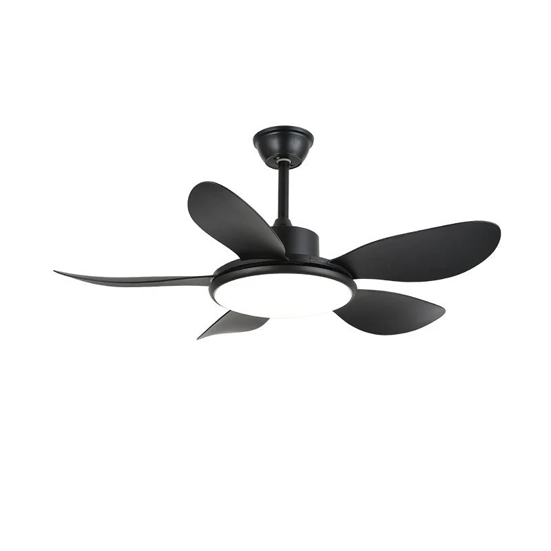 Plafondventilator met LED-verlichting en afstandsbediening | Scandinavisch design met houtnerf afwerking | Sansoti