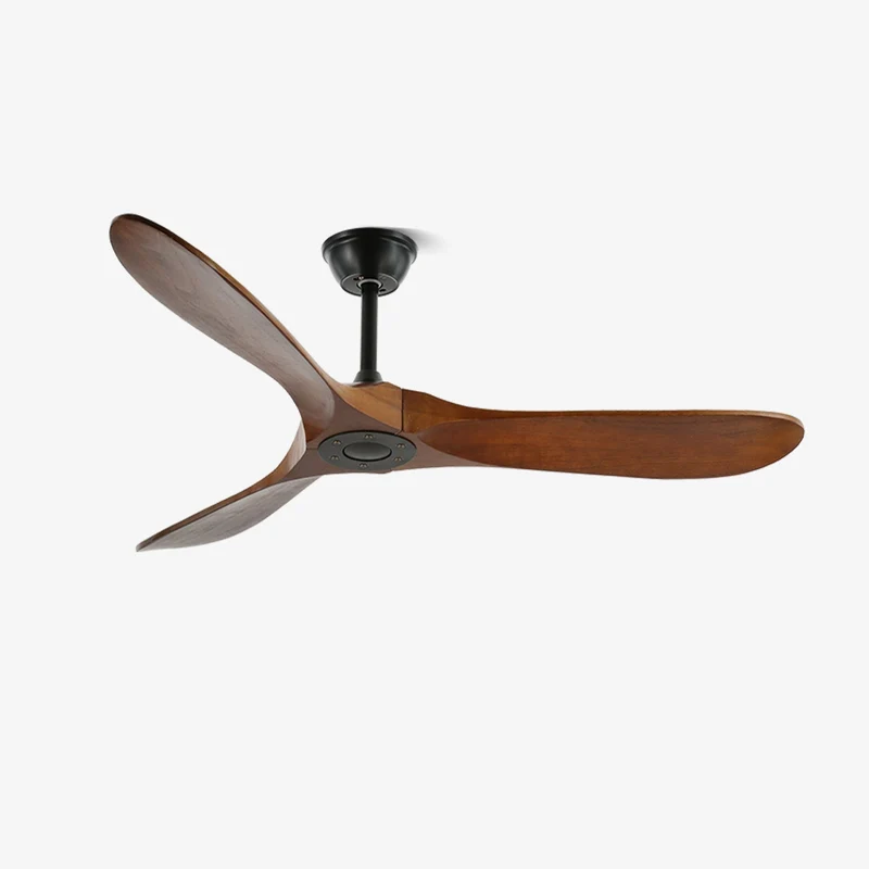 Houten Plafondventilator met Afstandsbediening – 6 Snelheden & 35W Motor – 106cm of 132cm | Sansoti