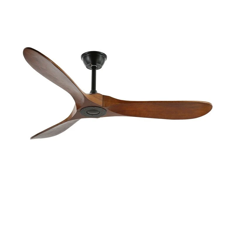 Houten Plafondventilator met Afstandsbediening – 6 Snelheden & 35W Motor – 106cm of 132cm | Sansoti