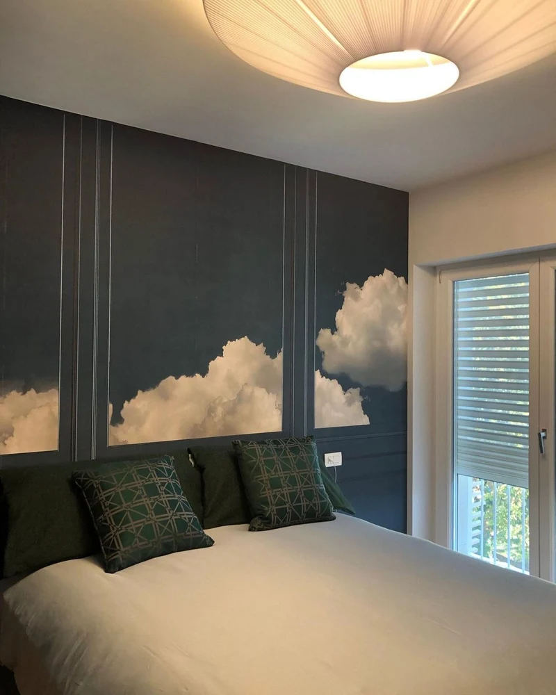 Plafondlamp Oosterse Stijl Stoffen Kap Zachte Verlichting voor Eetkamer Woonkamer Dimbaar 3 Maten | Sansoti