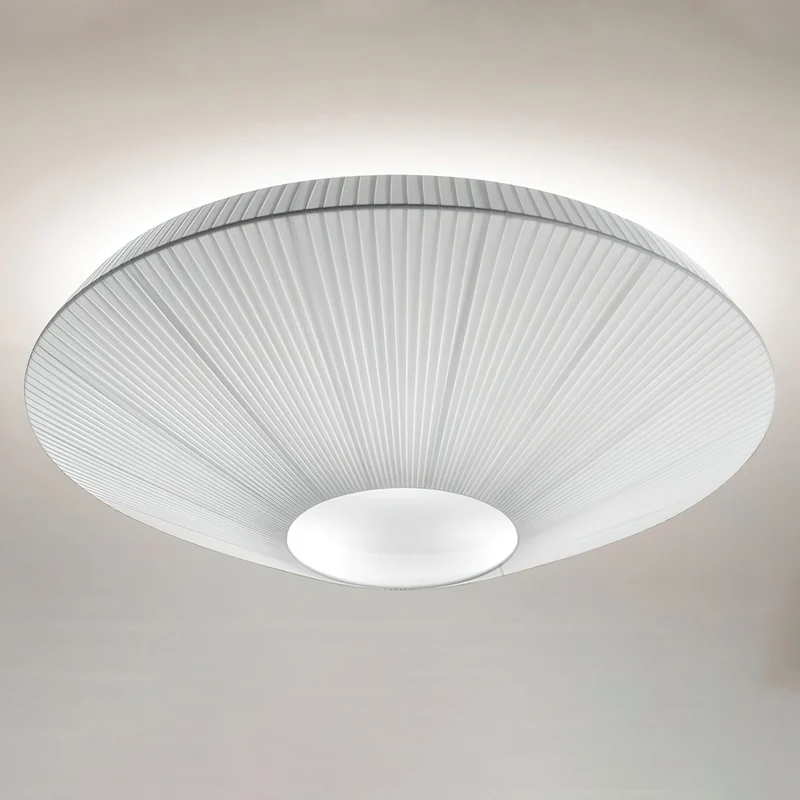 Plafondlamp Oosterse Stijl Stoffen Kap Zachte Verlichting voor Eetkamer Woonkamer Dimbaar 3 Maten | Sansoti