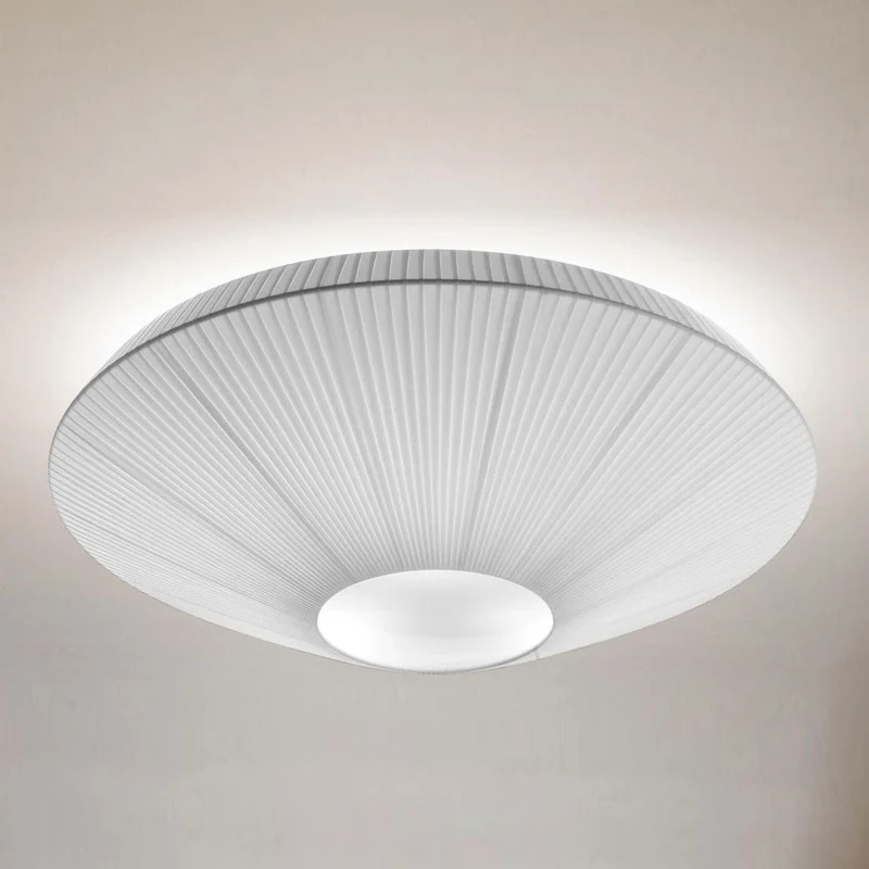 Plafondlamp Oosterse Stijl Stoffen Kap Zachte Verlichting voor Eetkamer Woonkamer Dimbaar 3 Maten | Sansoti
