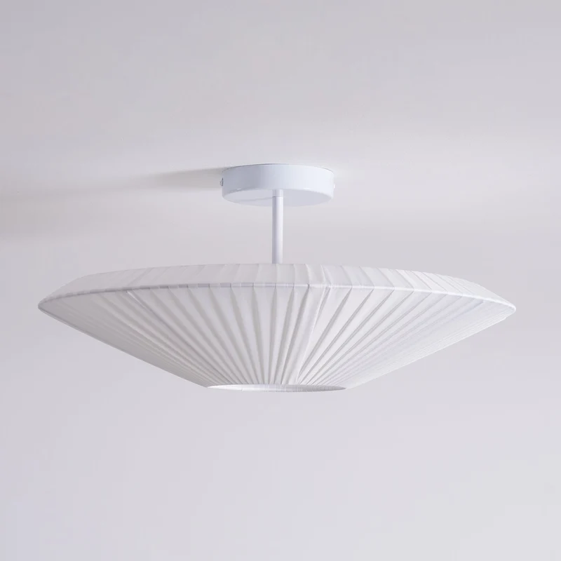 Plafondlamp Oosterse Stijl Stoffen Kap Zachte Verlichting voor Eetkamer Woonkamer Dimbaar 3 Maten | Sansoti