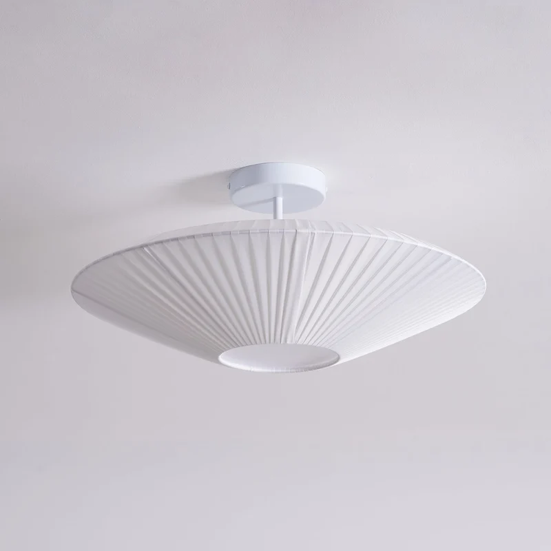 Plafondlamp Oosterse Stijl Stoffen Kap Zachte Verlichting voor Eetkamer Woonkamer Dimbaar 3 Maten | Sansoti