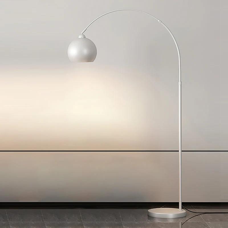 Verstelbare Vloerlamp Metaal Zwart Chroom Wit Telescopische Arm Leeslamp Modern Design | Sansoti