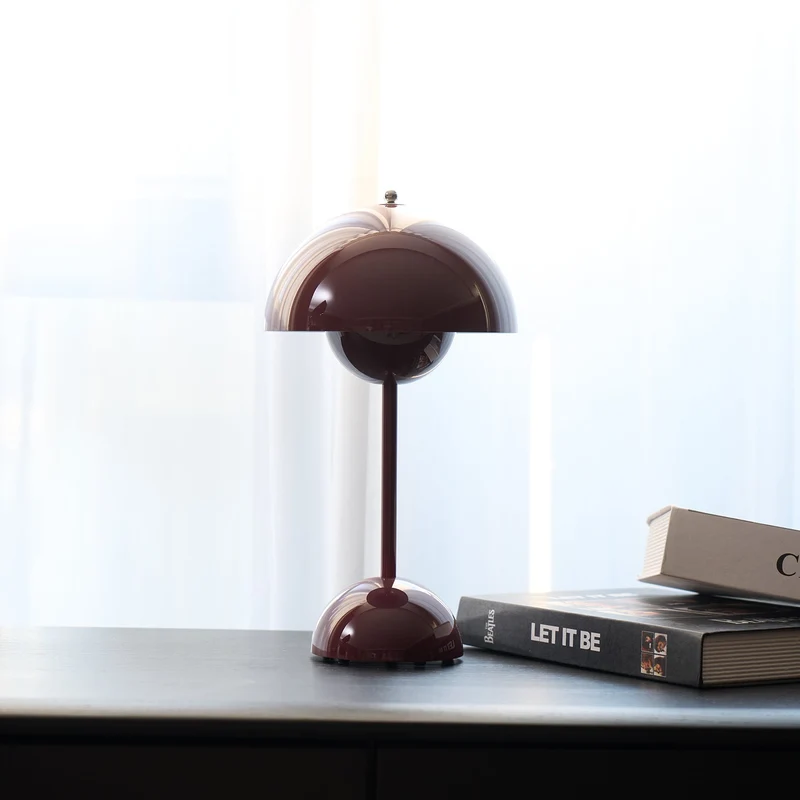 Draagbare Tafellamp met Oplaadbare Accu en Aanraakbediening – Snoerloze LED-lamp met 3 Kleurtemperaturen voor Binnen en Buiten | Sansoti