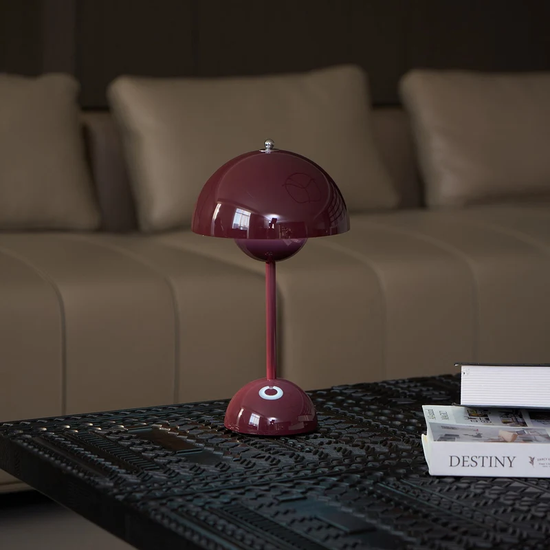 Draagbare Tafellamp met Oplaadbare Accu en Aanraakbediening – Snoerloze LED-lamp met 3 Kleurtemperaturen voor Binnen en Buiten | Sansoti