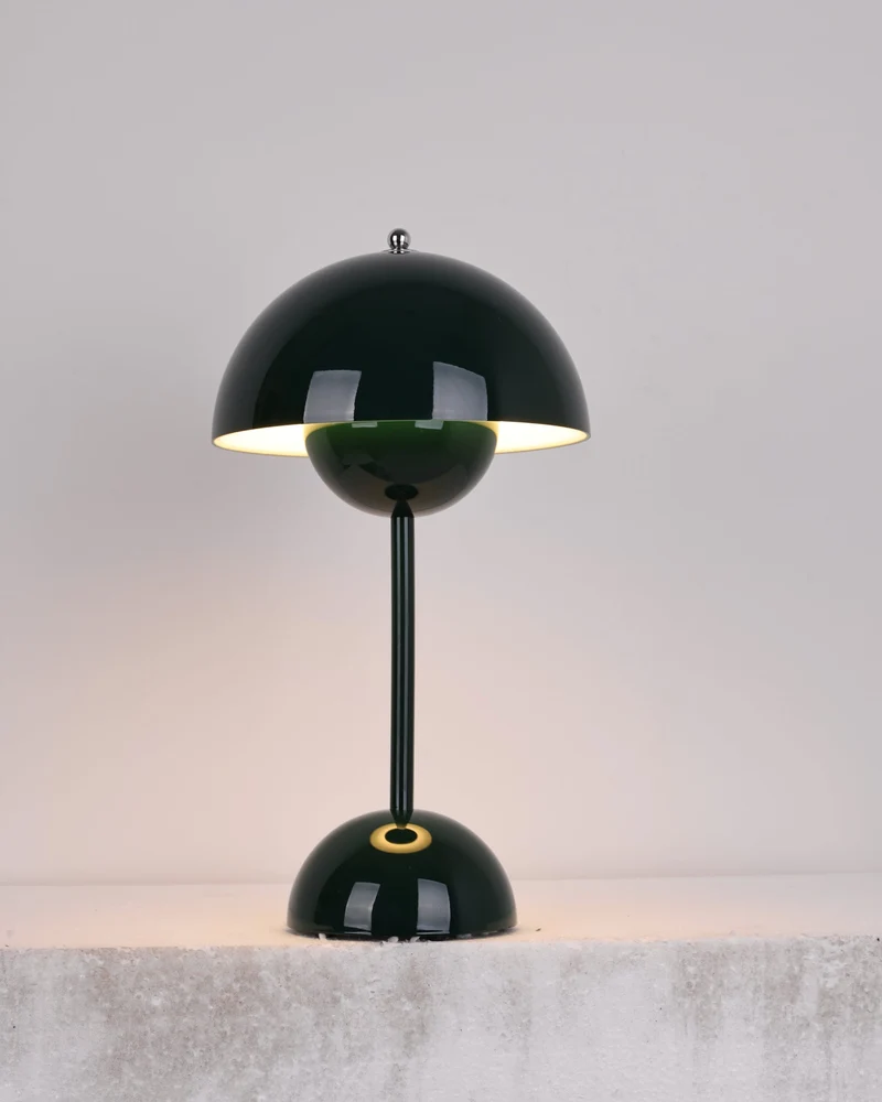 Draagbare Tafellamp met Oplaadbare Accu en Aanraakbediening – Snoerloze LED-lamp met 3 Kleurtemperaturen voor Binnen en Buiten | Sansoti