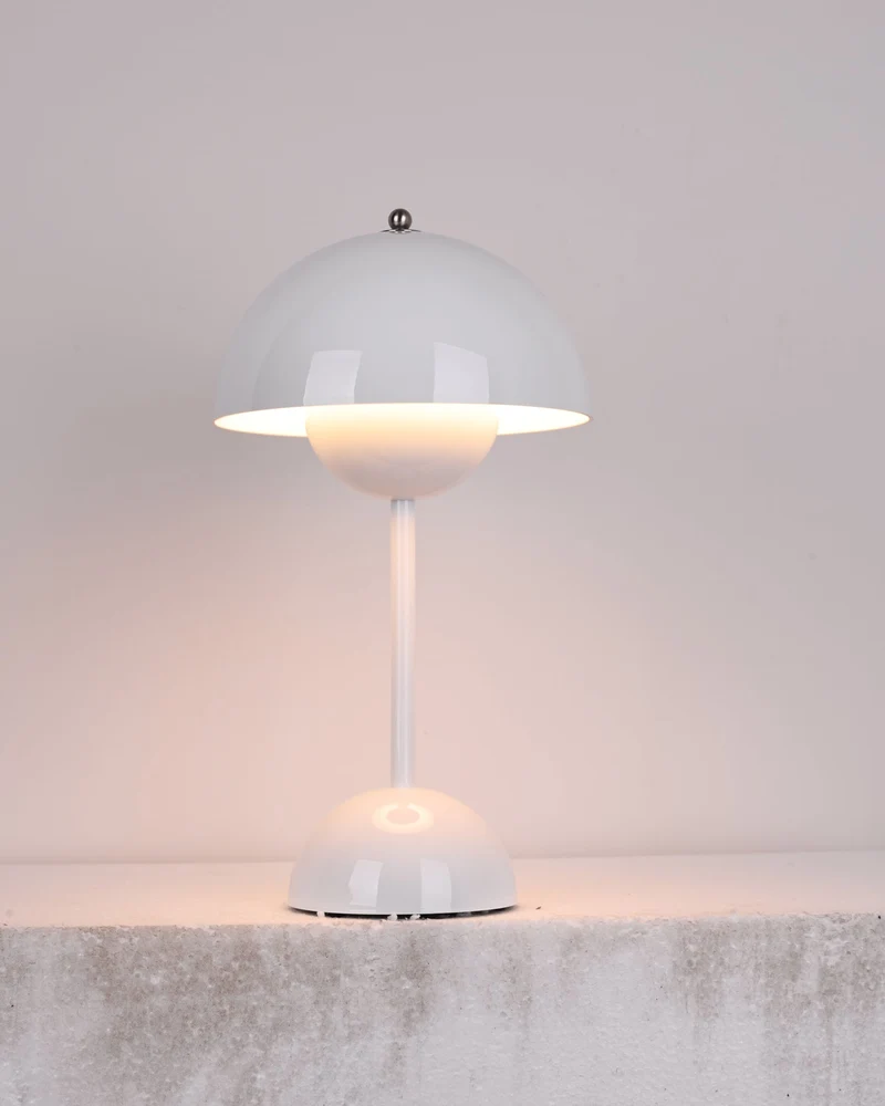 Draagbare Tafellamp met Oplaadbare Accu en Aanraakbediening – Snoerloze LED-lamp met 3 Kleurtemperaturen voor Binnen en Buiten | Sansoti
