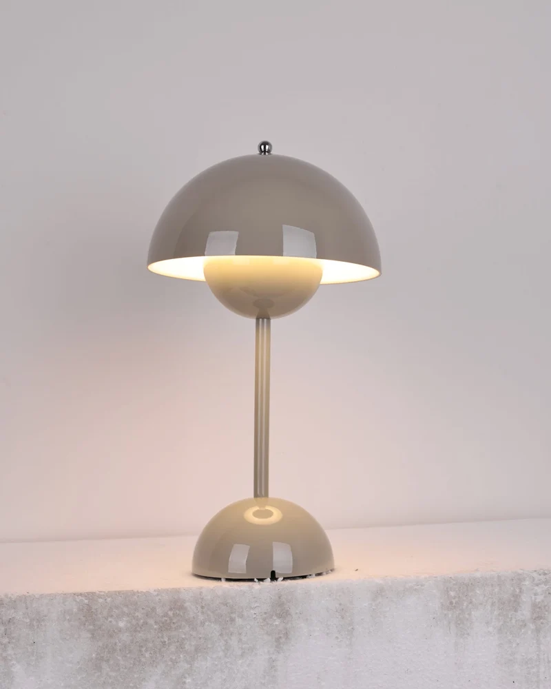 Draagbare Tafellamp met Oplaadbare Accu en Aanraakbediening – Snoerloze LED-lamp met 3 Kleurtemperaturen voor Binnen en Buiten | Sansoti