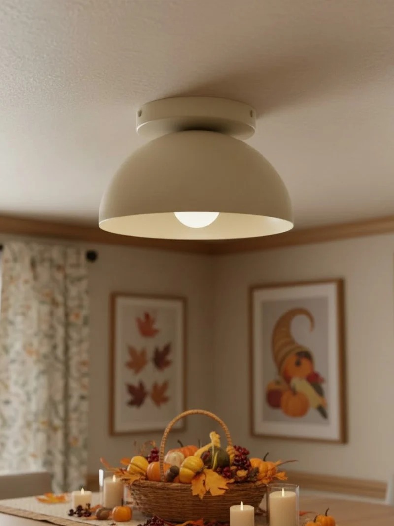 Minimalistische Plafondlamp Dome voor Compacte Ruimtes – Opbouwspot Beschikbaar in Meerdere Kleuren | Sansoti