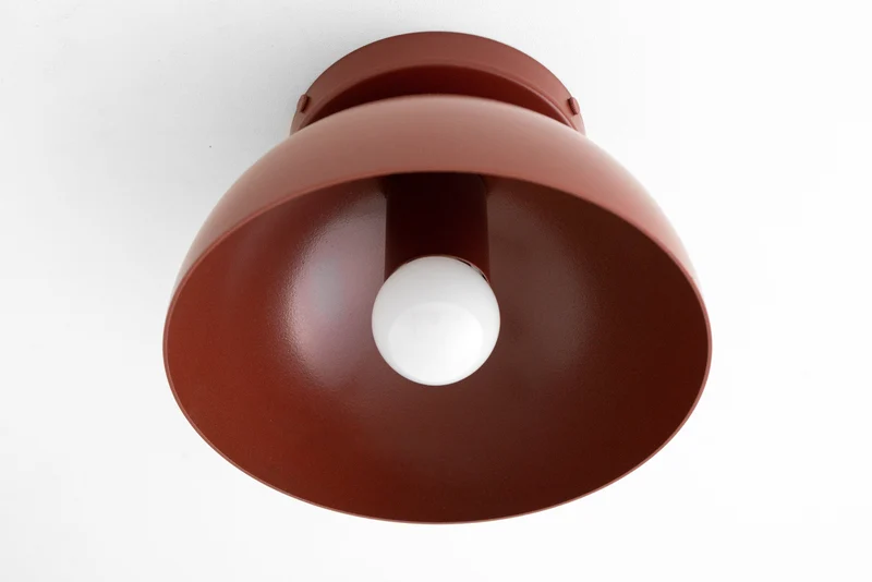 Minimalistische Plafondlamp Dome voor Compacte Ruimtes – Opbouwspot Beschikbaar in Meerdere Kleuren | Sansoti
