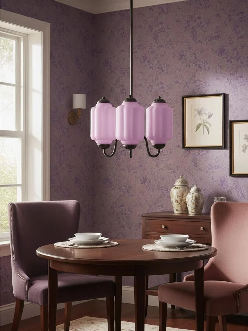 Melkglazen Kroonluchter Vintage Afwerking Tijdloze Elegantie Klassieke Verlichting voor Eetkamer Woonkamer | Sansoti