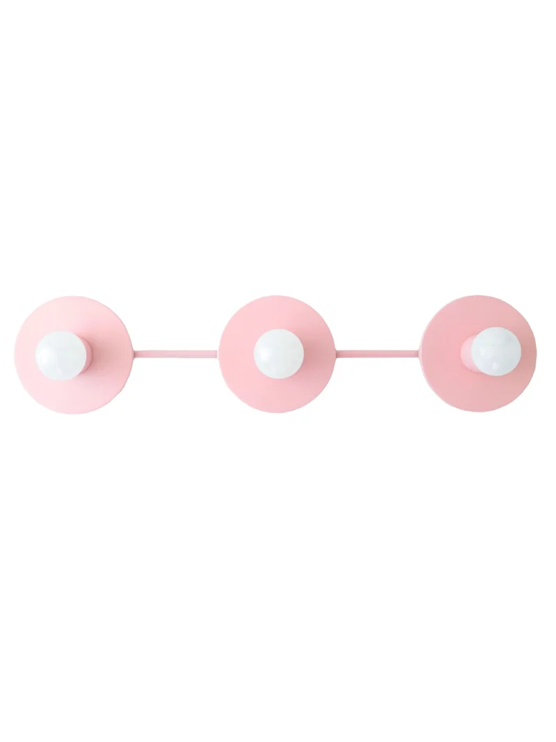 Minimalistische Badkamerlamp met Drie Lichtpunten - Verkrijgbaar in Meerdere Kleuren | Sansoti