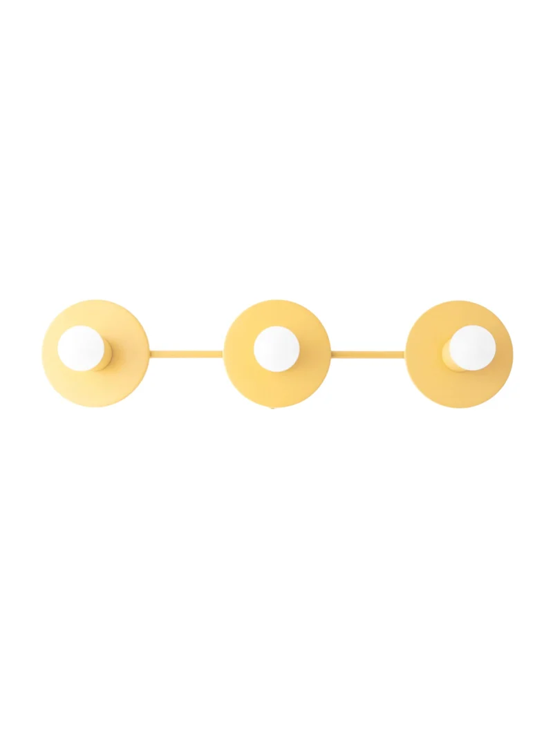 Minimalistische Badkamerlamp met Drie Lichtpunten - Verkrijgbaar in Meerdere Kleuren | Sansoti