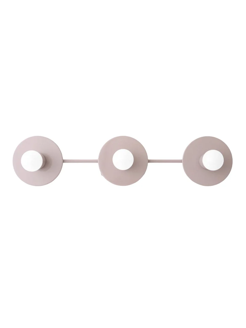 Minimalistische Badkamerlamp met Drie Lichtpunten - Verkrijgbaar in Meerdere Kleuren | Sansoti