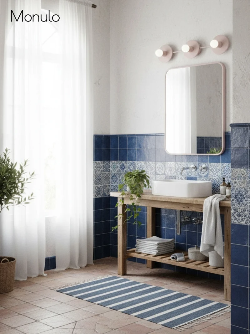 Minimalistische Badkamerlamp met Drie Lichtpunten - Verkrijgbaar in Meerdere Kleuren | Sansoti