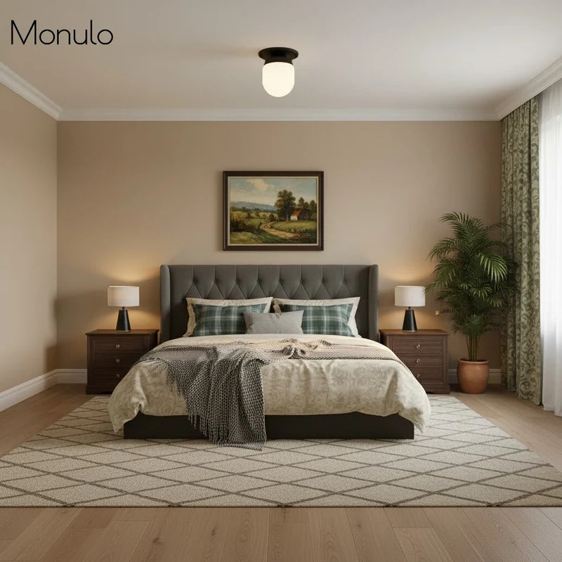 Opaal Glazen Wandlamp & Plafondlamp Dubbelfunctie Modern Design Messing | Sansoti