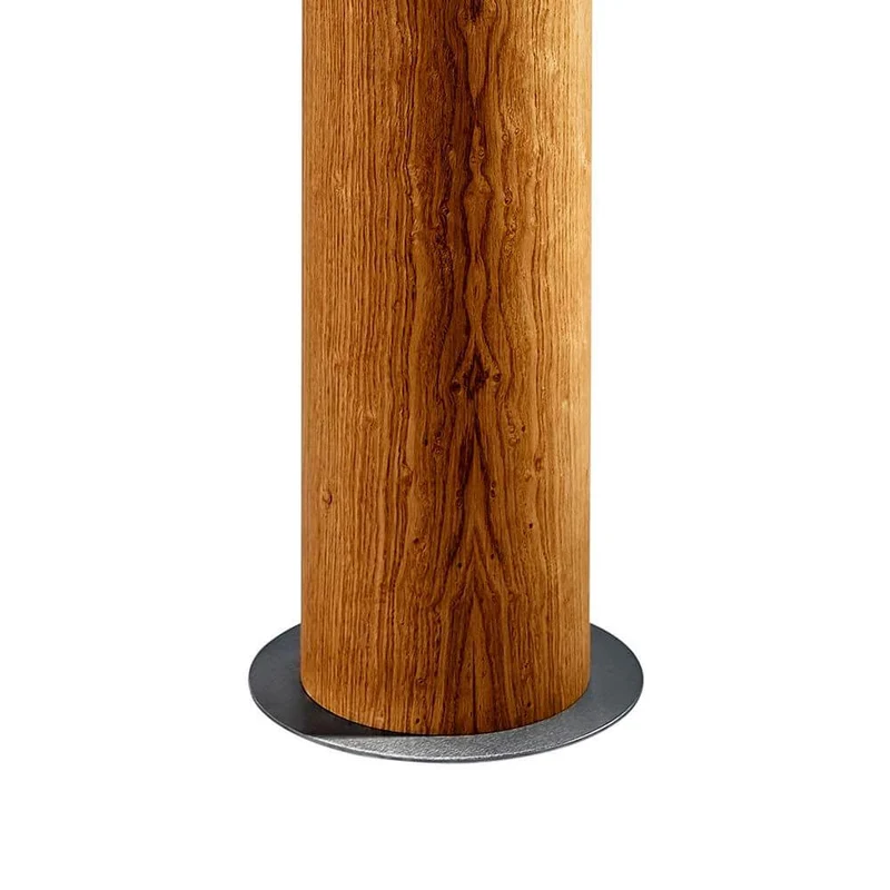 LED Holz-Stehleuchte Lucerna 160cm Deutsche Eiche
