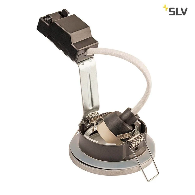 Dolix Out Einbaustrahler 230V IP65 Rund Silbergrau
