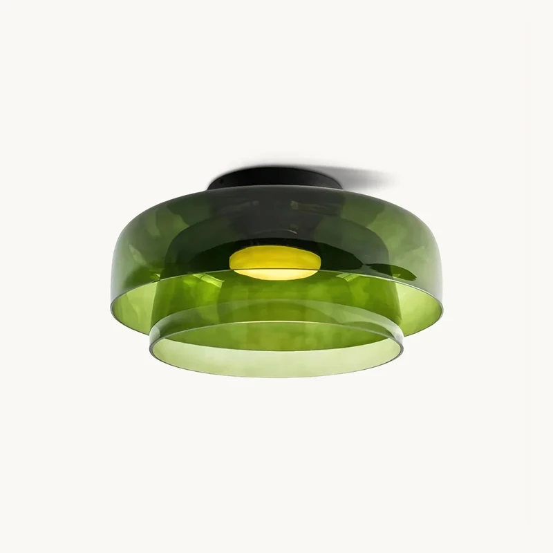 Meerlagige Glazen Plafondlamp — Modern Design Verlichting voor Slaapkamer en Woonkamer | Sansoti