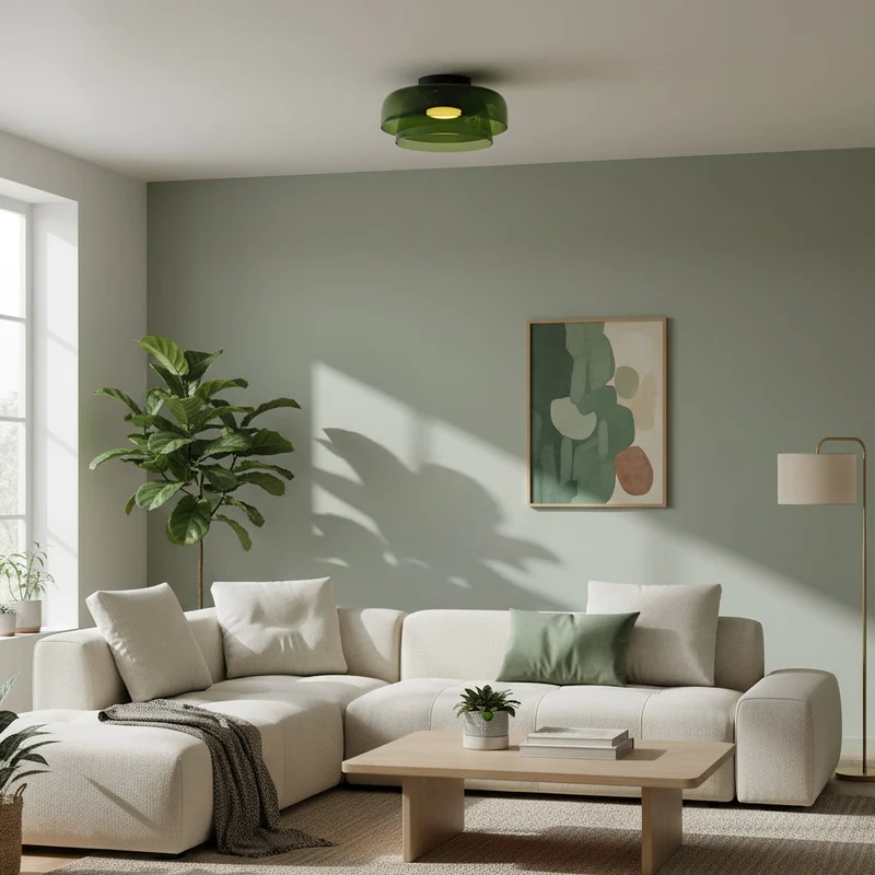 Meerlagige Glazen Plafondlamp — Modern Design Verlichting voor Slaapkamer en Woonkamer | Sansoti