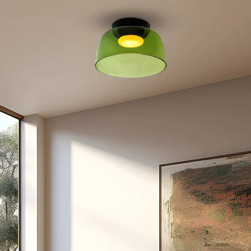Meerlagige Glazen Plafondlamp — Modern Design Verlichting voor Slaapkamer en Woonkamer | Sansoti