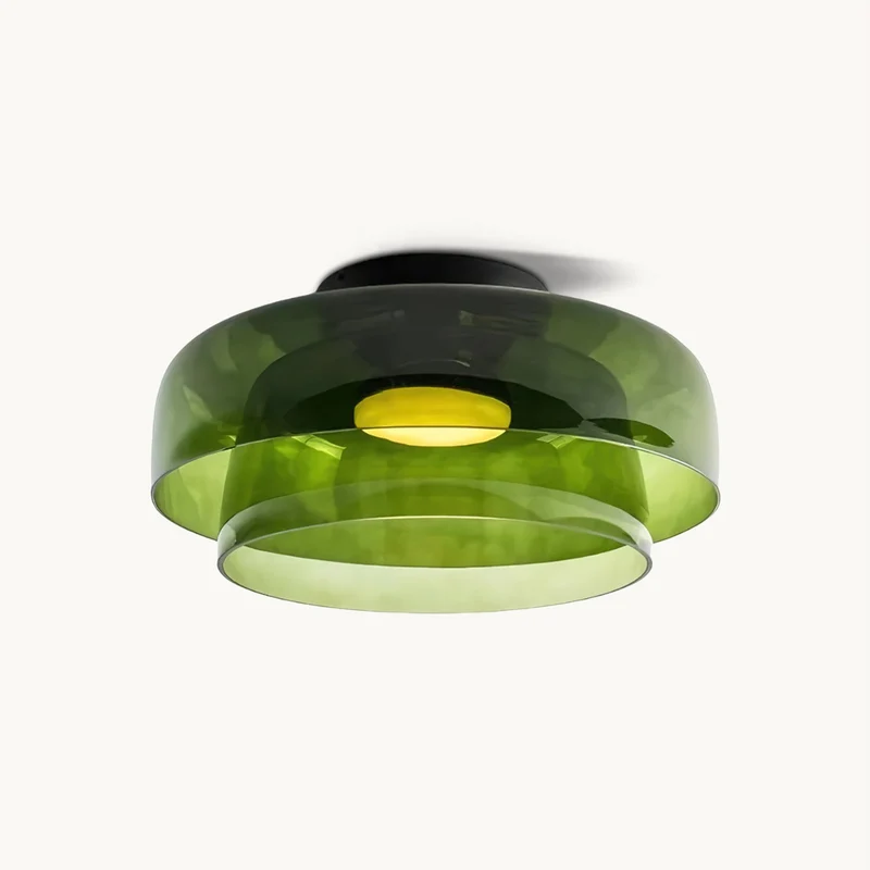Meerlagige Glazen Plafondlamp — Modern Design Verlichting voor Slaapkamer en Woonkamer | Sansoti