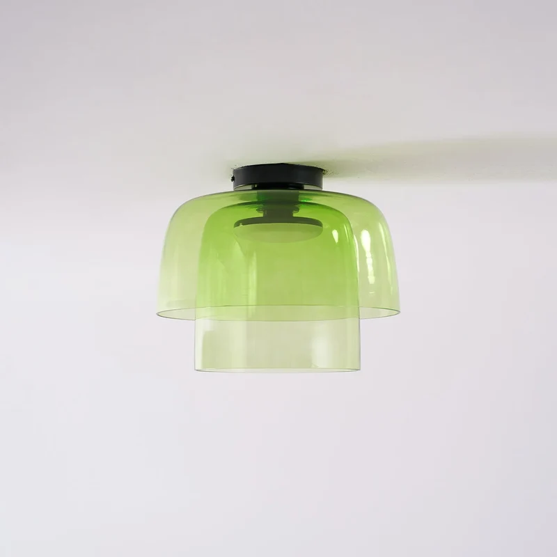 Meerlagige Glazen Plafondlamp — Modern Design Verlichting voor Slaapkamer en Woonkamer | Sansoti