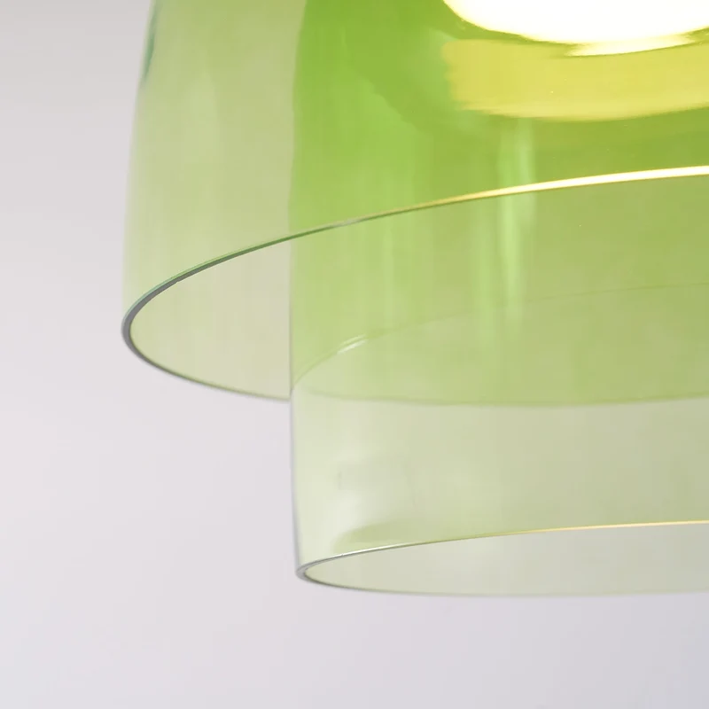 Meerlagige Glazen Plafondlamp — Modern Design Verlichting voor Slaapkamer en Woonkamer | Sansoti