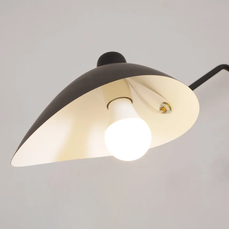 Plafondlamp Spider 3 Armen Mid-Century Modern Messing Verstelbaar Zwart Wit Grote Ruimte Restaurant Loft Stalen Armatuur Geïnspireerd Design | Sansoti