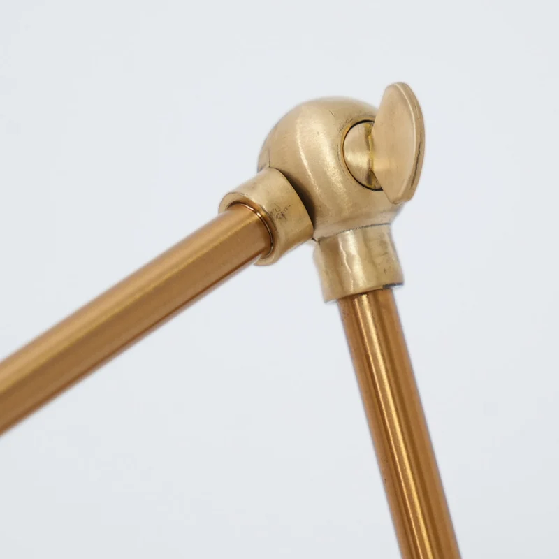 Vloerlamp met Ezelhouder Goudkleurig Frame Marmeren Voet E26/E27 Max 40W Moderne Verlichting voor Kunstwerken en Interieur | Sansoti