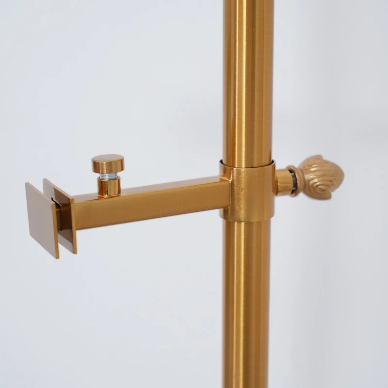 Vloerlamp met Ezelhouder Goudkleurig Frame Marmeren Voet E26/E27 Max 40W Moderne Verlichting voor Kunstwerken en Interieur | Sansoti