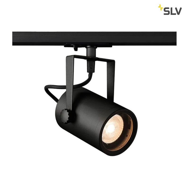 Euro Spot Track Schwarz QPAR51 inkl. 1P.-Adapter