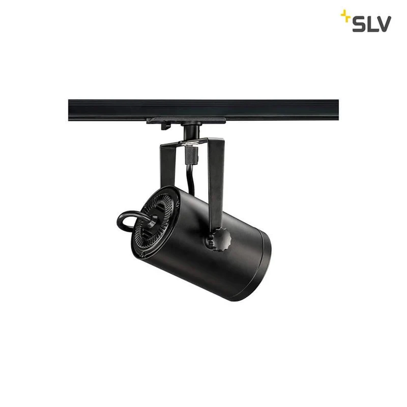 Euro Spot Track Schwarz QPAR51 inkl. 1P.-Adapter