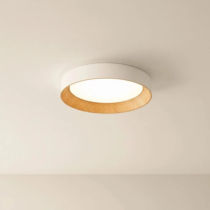 Minimalistische Plafondlamp Rond Laagbouw Slaapkamer Plafondverlichting LED | Sansoti