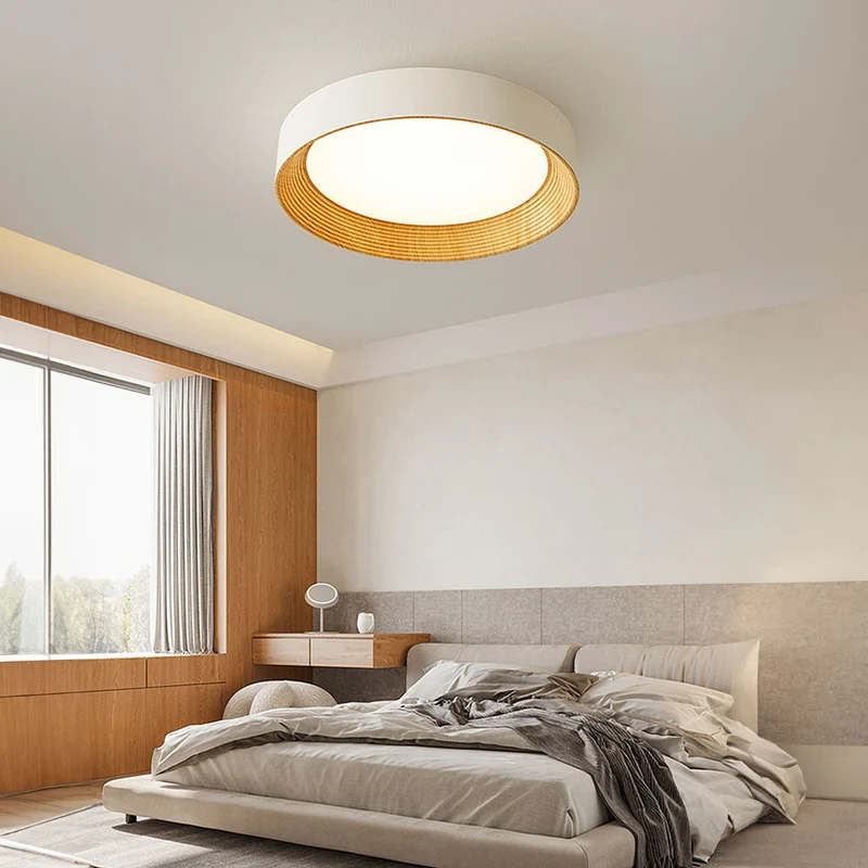 Minimalistische Plafondlamp Rond Laagbouw Slaapkamer Plafondverlichting LED | Sansoti
