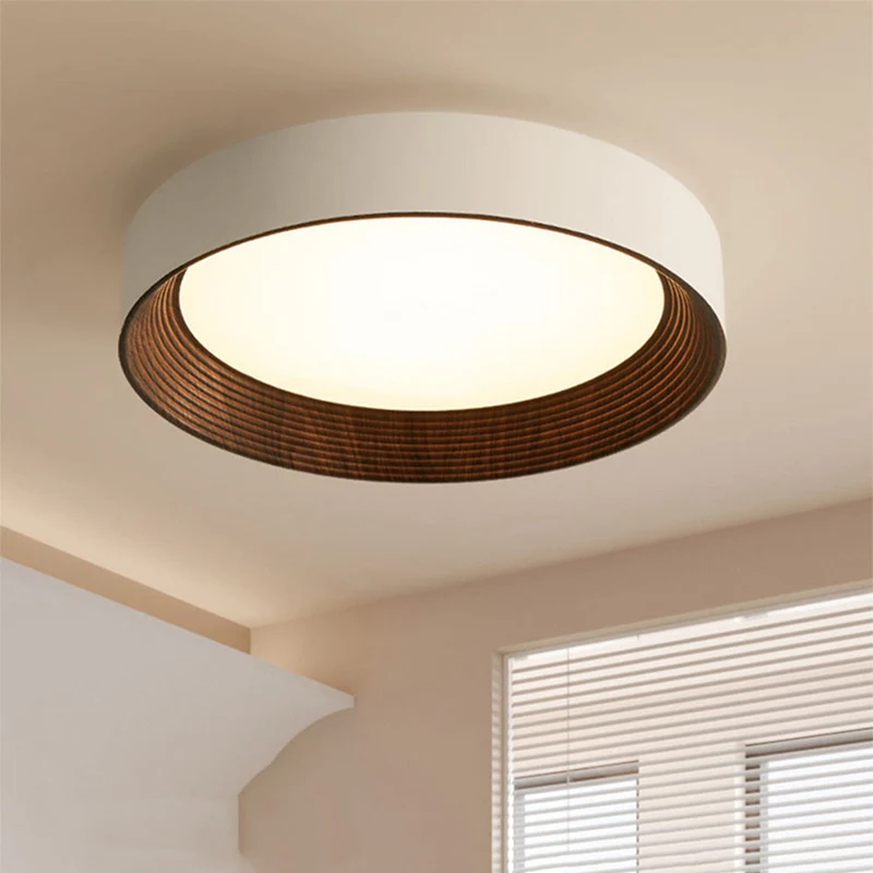 Minimalistische Plafondlamp Rond Laagbouw Slaapkamer Plafondverlichting LED | Sansoti