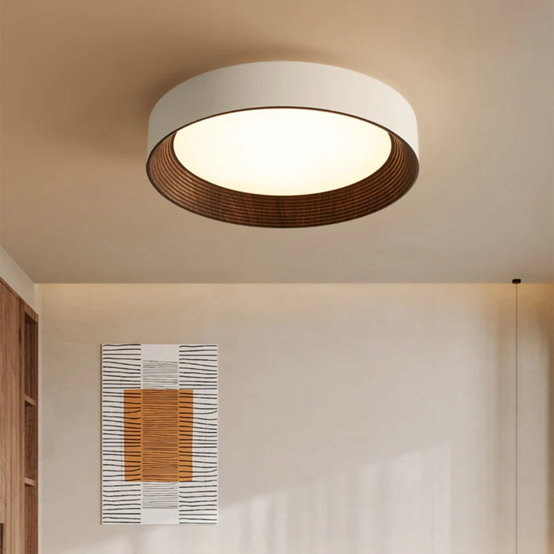 Minimalistische Plafondlamp Rond Laagbouw Slaapkamer Plafondverlichting LED | Sansoti